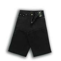 F&F High Rise Wide Leg Jeans - Black