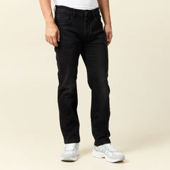 Straight Fit Denim - Black