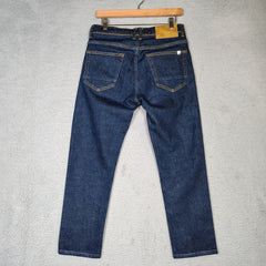 Zara Classic Solid Slim Dark Blue Jeans