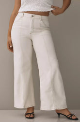 Maeve Delaney Clean-Seamed HR WL Jeans