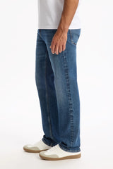 Celio-C5 Straight Cotton Stretch - Stone Blue