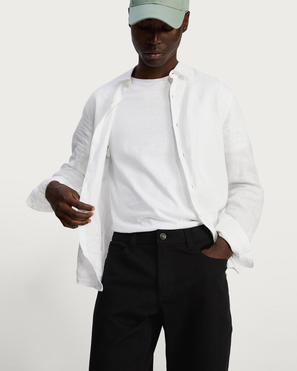 F&F Relaxed Fit Cotton Rich Jeans in Black