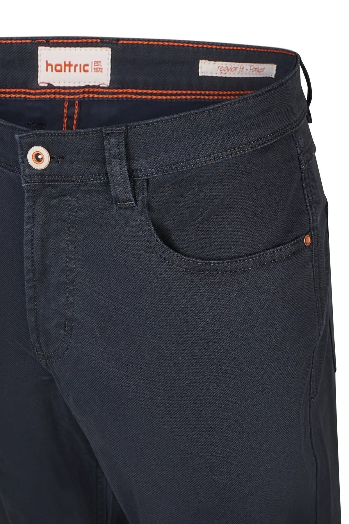 Hattric-Five Pocket Harris - Navy