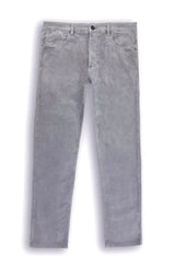 Camel Active Regular Fit 5-Pocket Corduroy Trousers - Gray
