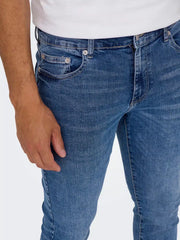 Only & Sons Slim Fit - Blue