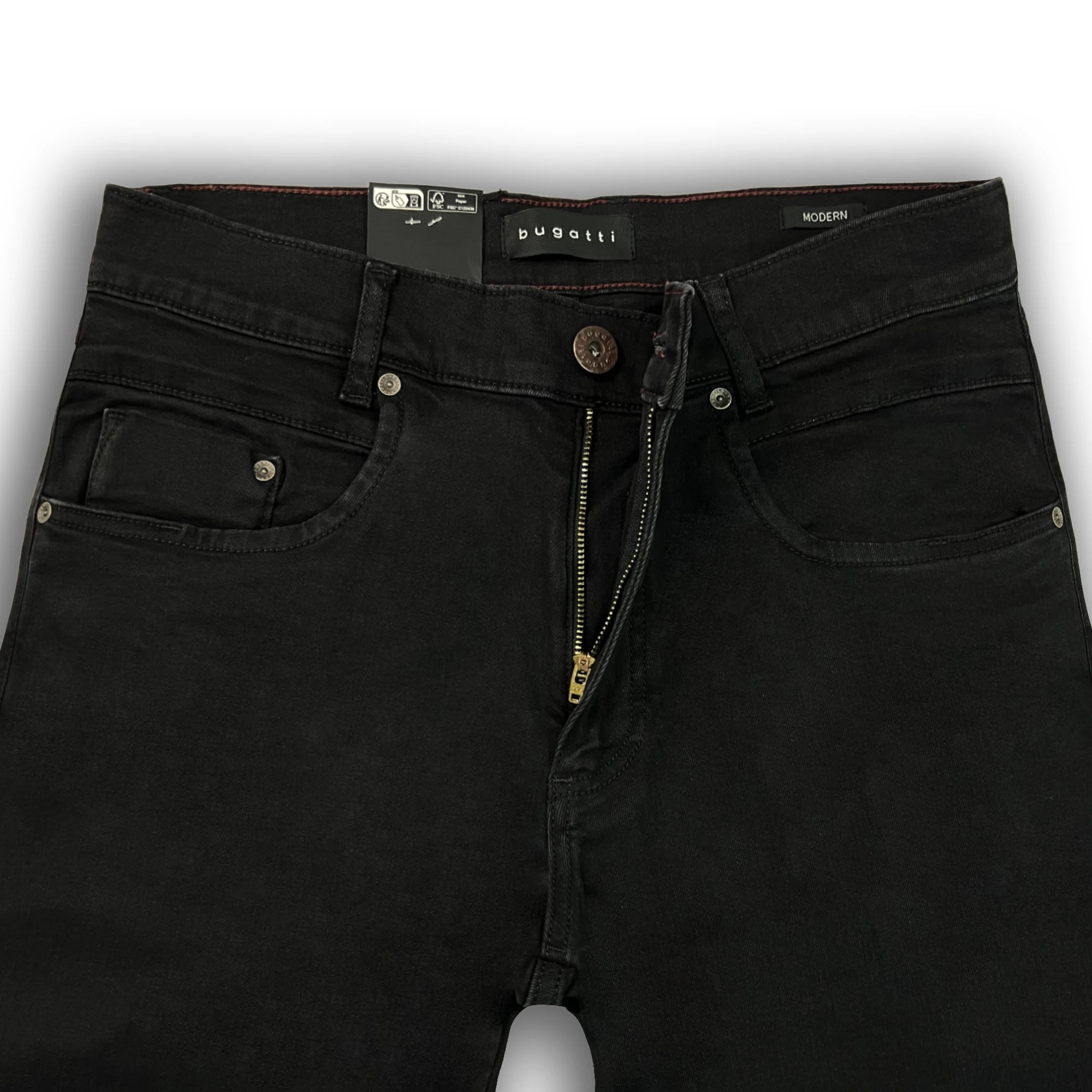 Bugatti Regular Fit Jeans - Black
