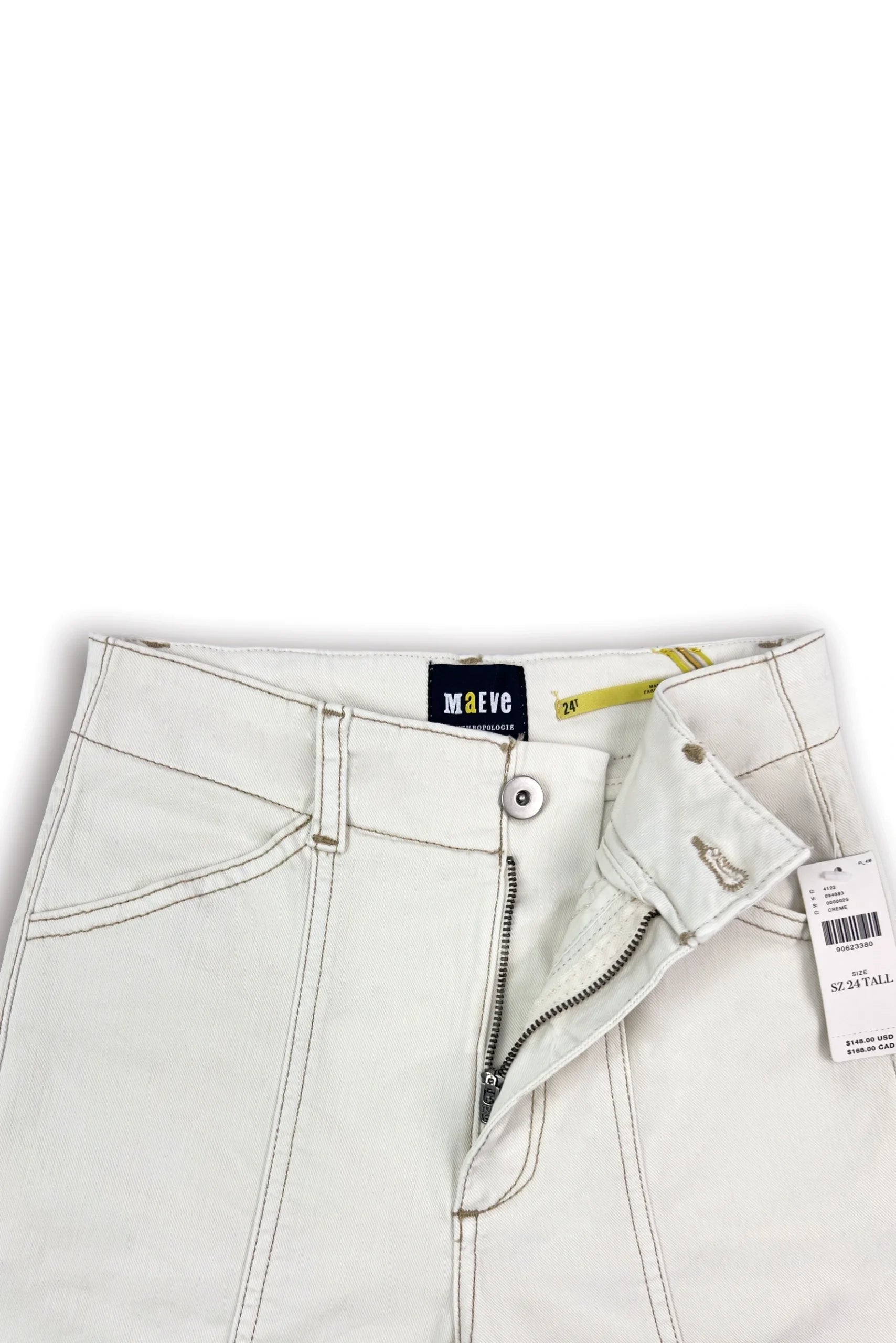 Maeve Delaney Clean-Seamed HR WL Jeans
