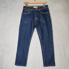 Zara Classic Solid Slim Dark Blue Jeans