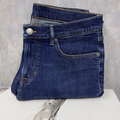 Zara Classic Solid Slim Dark Blue Jeans