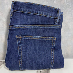 Zara Classic Solid Slim Dark Blue Jeans