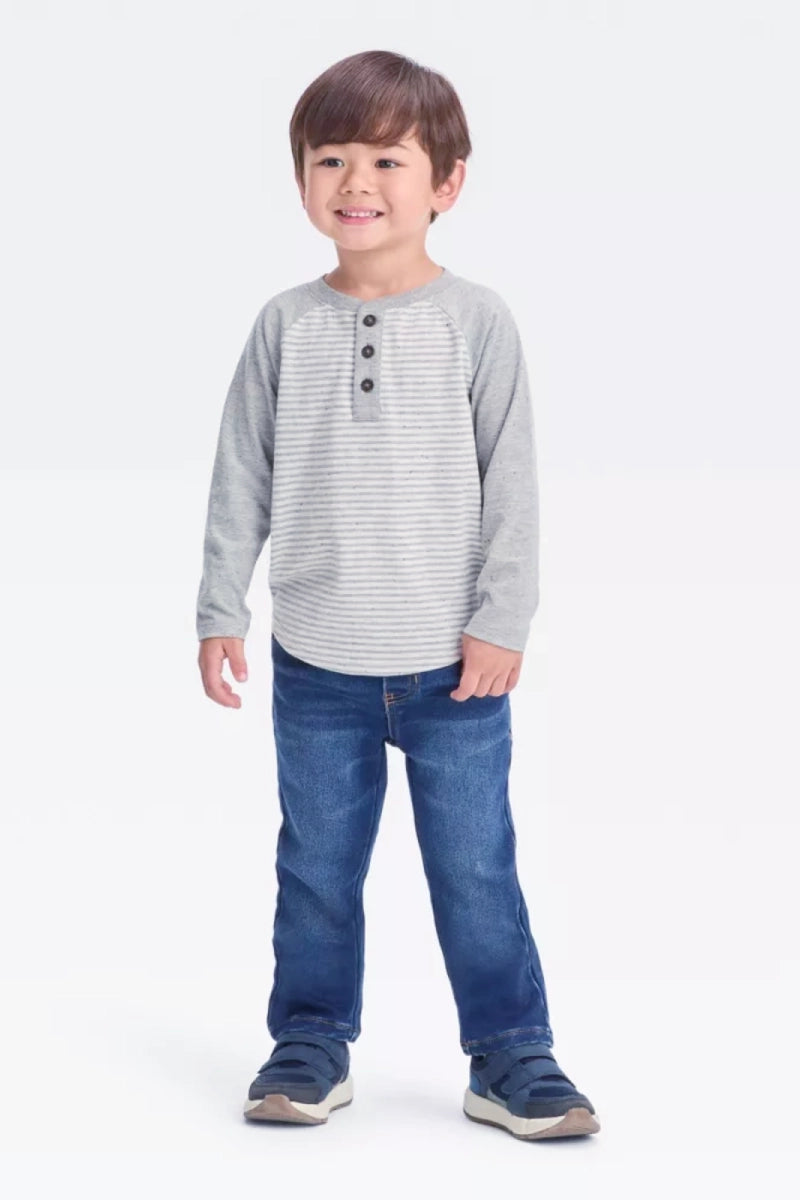 Cat & Jack Elastic Waist Denim Trouser – Boys/Girls (Cut Tags)