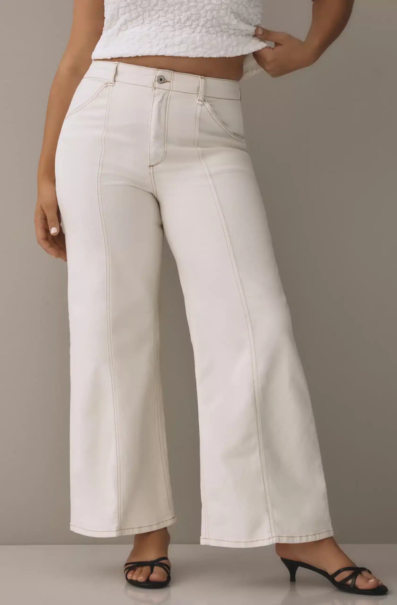 Maeve Delaney Clean-Seamed HR WL Jeans