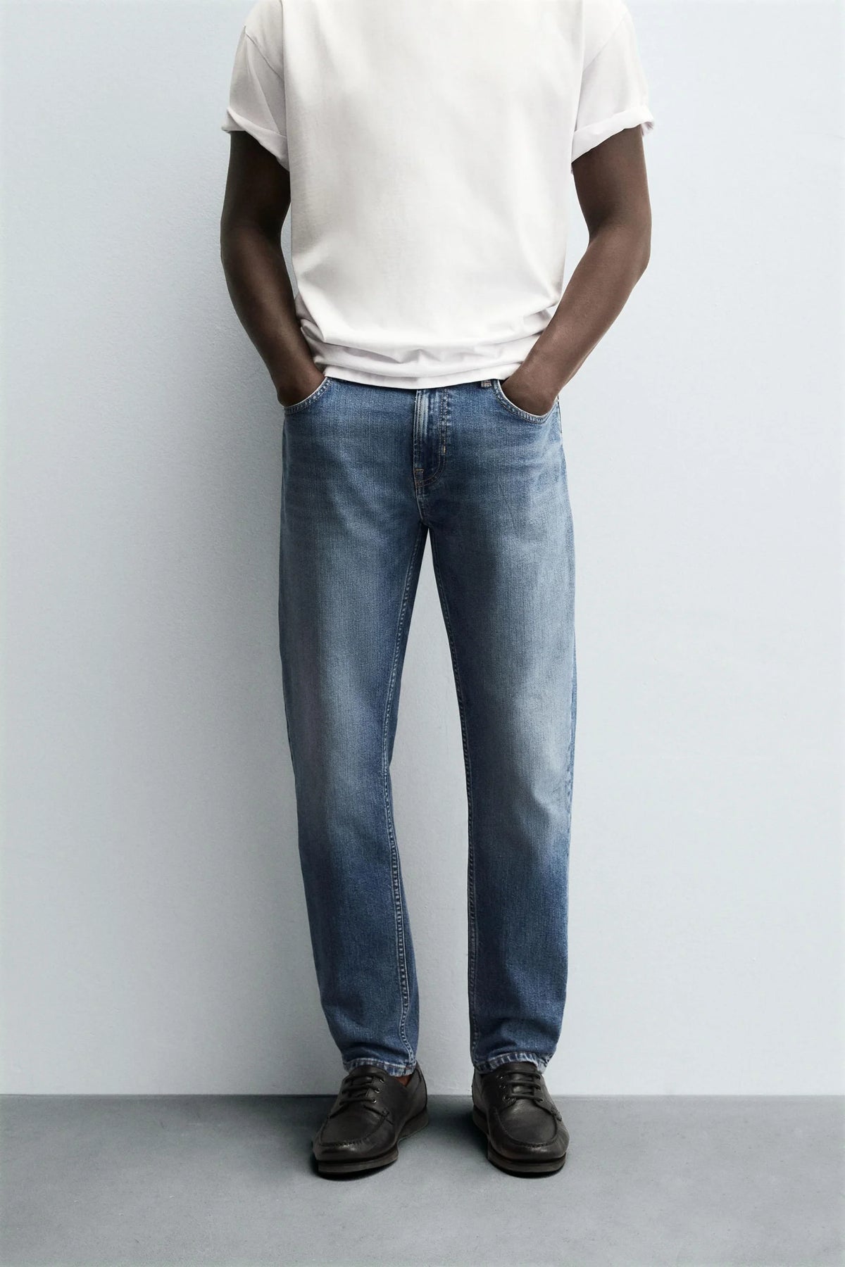 ZR Classic Solid Slim Fit Jeans - Blue