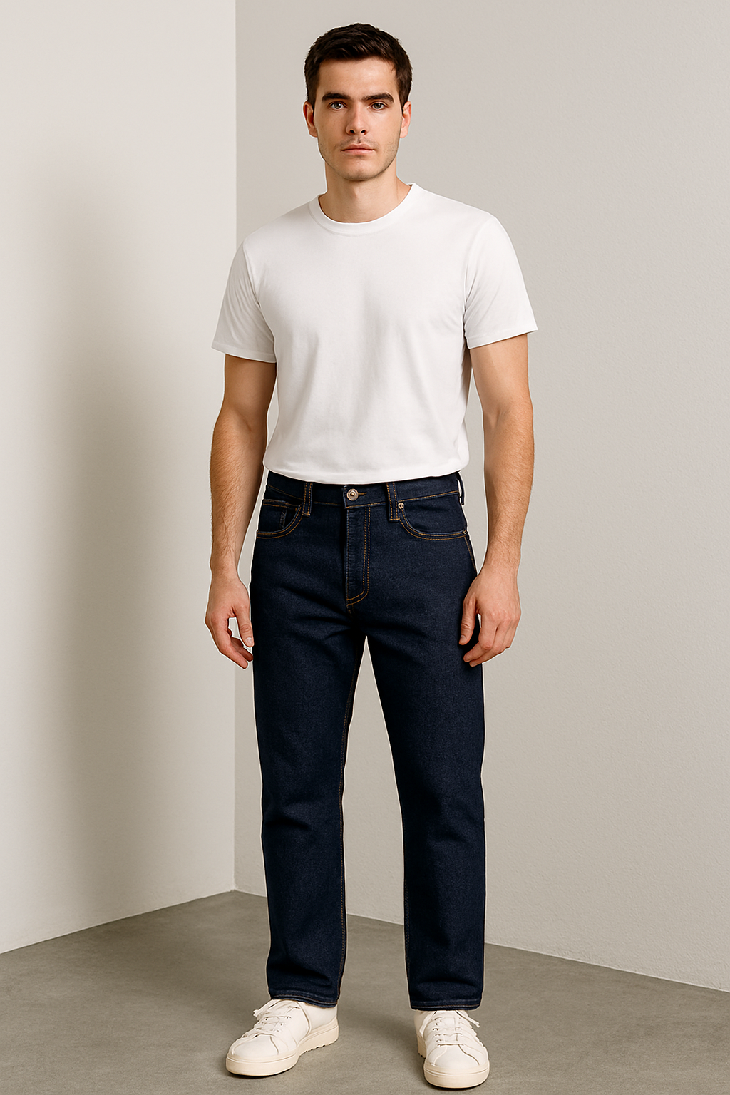Celio-C25 Regular Stretch-Navy Blue