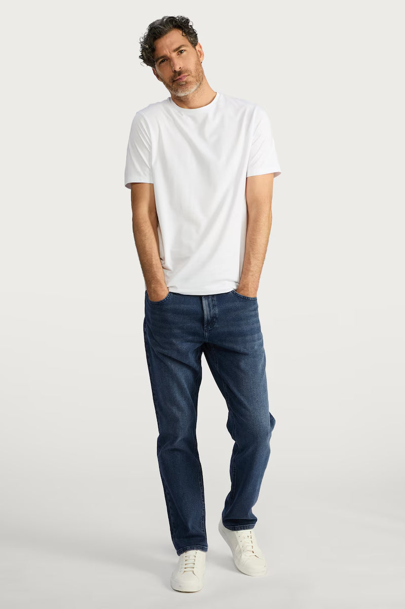 F&F-Straight Fit Jeans - Dark Blue