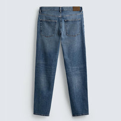 Classic Solid Slim Fit Jeans - Blue